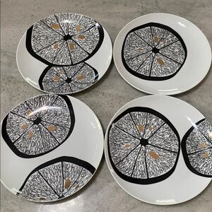Michael Aram Lemonwood Porcelain Dessert Plates